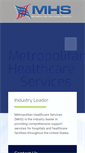 Mobile Screenshot of metropolitanhealthcareservices.com